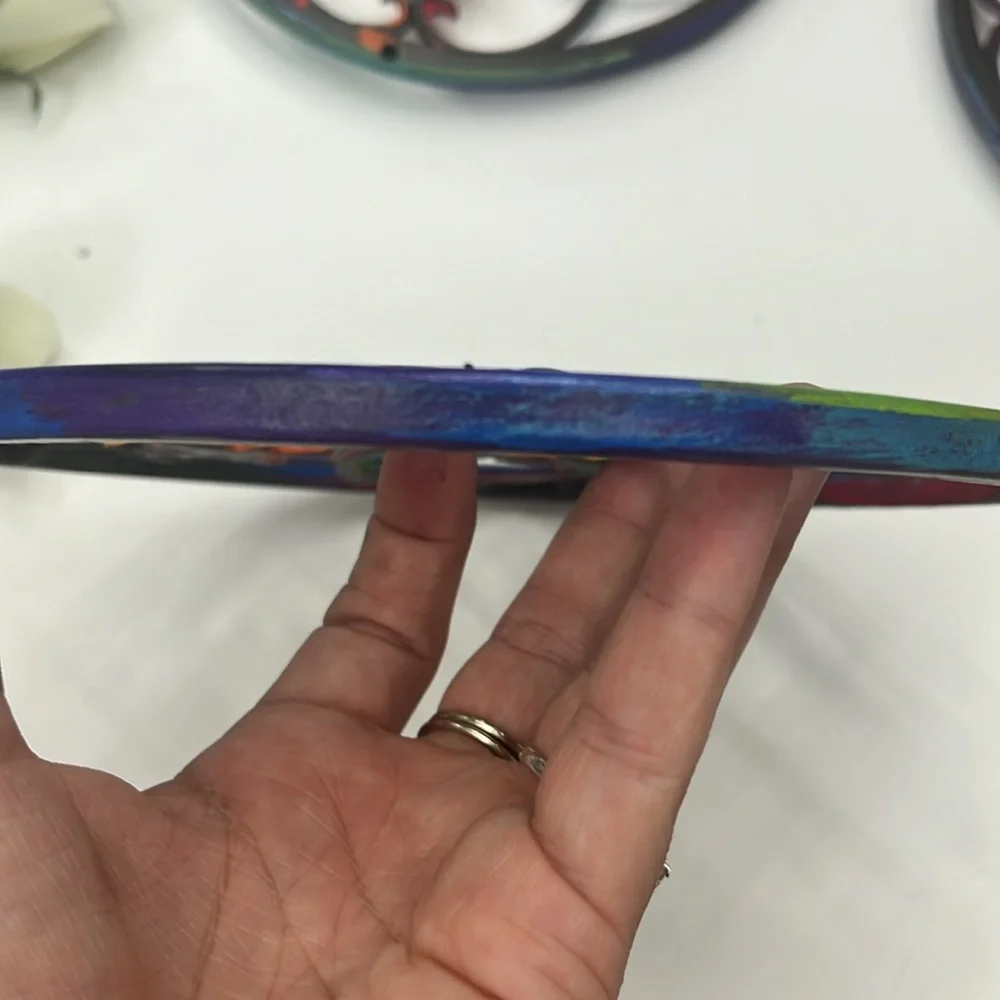 Ornate Rainbow Metal Wall Decor